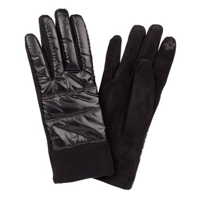HK Handske i quilt och polyester svart